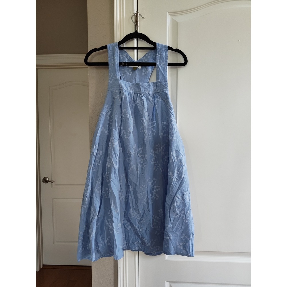Anthropologie Celandine Ruffle Back Mini Dress Moonlight Size Medium New W/ Tags - Picture 6 of 10